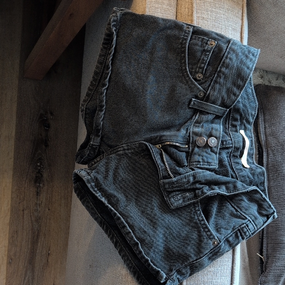 Levi's Black Jean Shorts